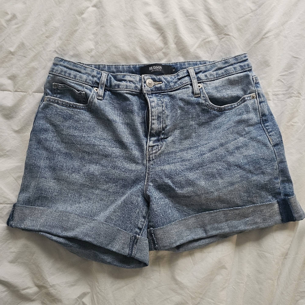 Hudson Light Blue Jean Shorts